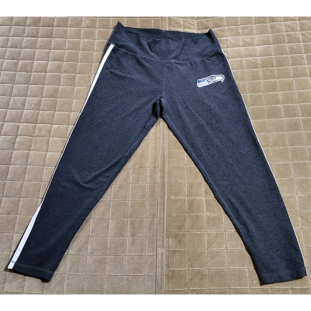NFL Seattle Seahawks Women's X-Large Centerline Knit Slounge Leggings